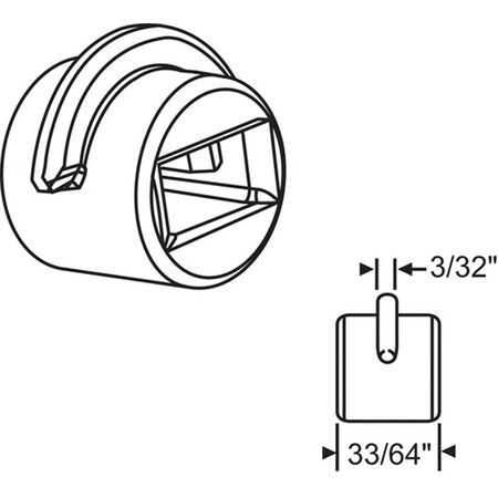 Strybuc Blue Cam .090 Locking Collar 96CR-502